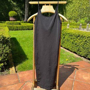 Edith Black Slip Dress